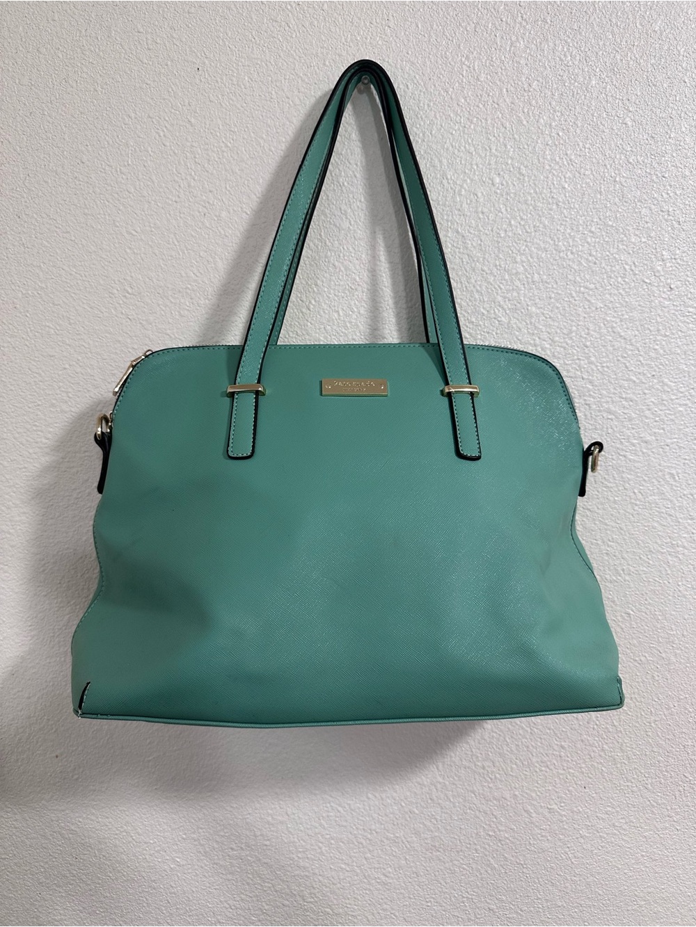 kate spade Teal Saffiano Leather Tote